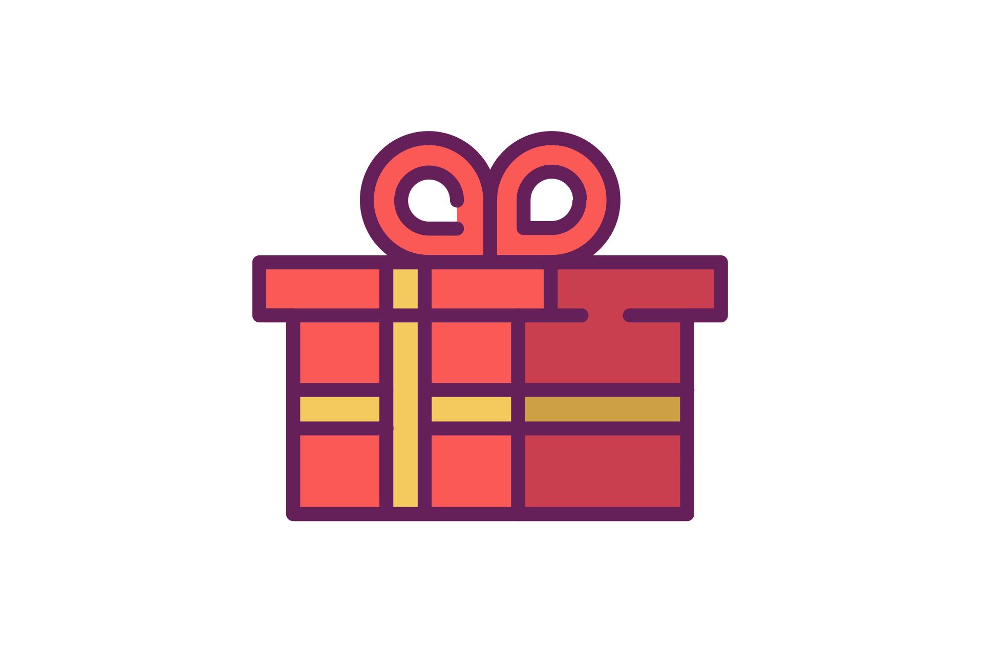 Red and Yellow Christmas Present Clip Art (Free) – Christmas HQ