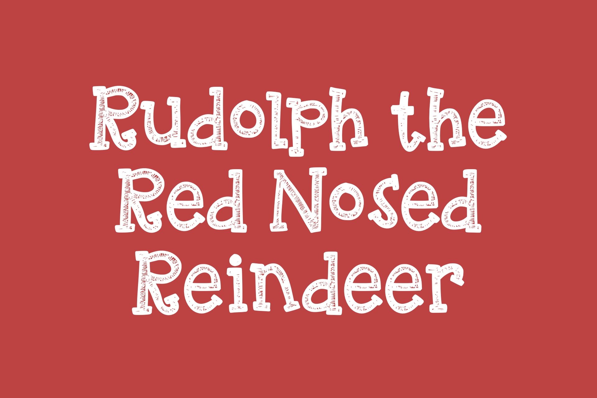 Reindeer Games Font (Free) – Christmas HQ